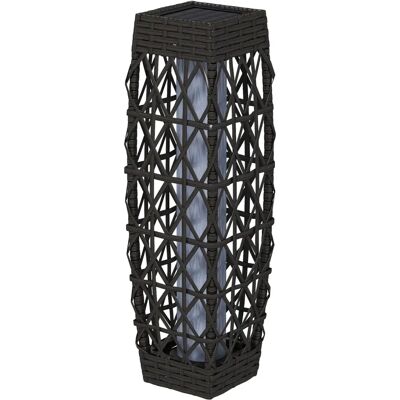 Outsunny - Lampe solaire en rotin - Lampe de jardin solaire - Publicité Outsunny - Lampe solaire en rotin - Lampe de jardin solaire - Publicité