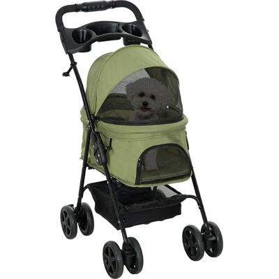 PawHut Hundebuggy mit Klappfunktion - Für kleine Hunde PawHut Hundebuggy mit Klappfunktion - Für kleine Hunde