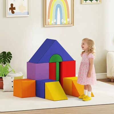 HOMCOM - 11-tlg Softbausteine - Schaumstoff - bunt - Soft foam blocks set HOMCOM - 11-tlg Softbausteine - Schaumstoff - bunt - Soft foam blocks set