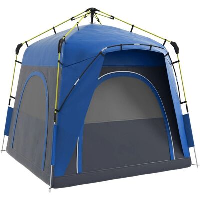 Outsunny - Kuppel - 4-Personen - Wasserdicht - Campingzelt Outsunny - Kuppel - 4-Personen - Wasserdicht - Campingzelt