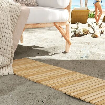 Chemin de Jardin Outsunny 120cm - Passerelle en Bois Résistante - Publicité Chemin de Jardin Outsunny 120cm - Passerelle en Bois Résistante - Publicité