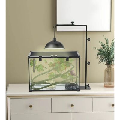 PawHut - Reptile Lamp Stand - Säädettävissä - Teräsalusta - Lamp Stand PawHut - Reptile Lamp Stand - Säädettävissä - Teräsalusta - Lamp Stand