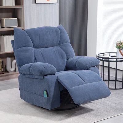 Sillón de masaje HOMCOM con calefacción, giro 360° - Sillón reclinable Sillón de masaje HOMCOM con calefacción, giro 360° - Sillón reclinable