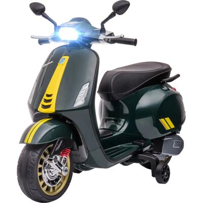 AIYAPLAY - 6V Vespa - Verde scuro - 3 km/h AIYAPLAY - 6V Vespa - Verde scuro - 3 km/h