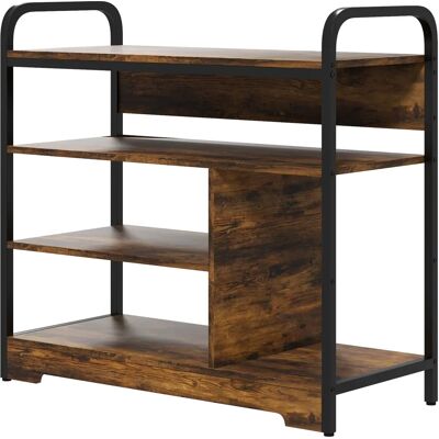 HOMCOM - 4-Tier - Rustikal Braun - Shoe Rack HOMCOM - 4-Tier - Rustikal Braun - Shoe Rack