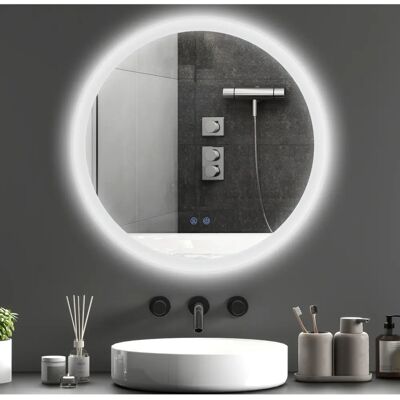 kleankin - LED-Badezimmerspiegel - IP44 - Badezimmerspiegel kleankin - LED-Badezimmerspiegel - IP44 - Badezimmerspiegel