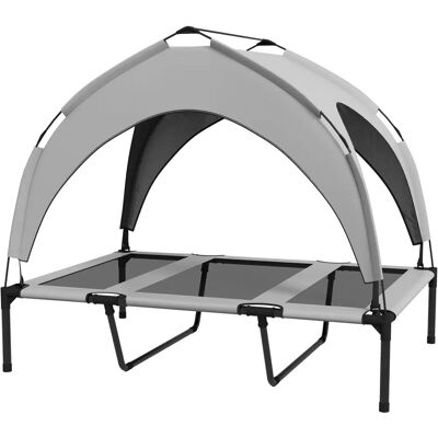 PawHut - Elevated Dog Bed with Canopy - Oxford Fabric PawHut - Elevated Dog Bed with Canopy - Oxford Fabric