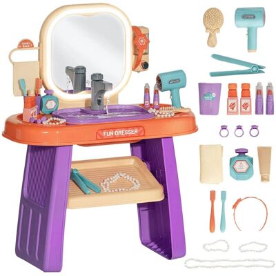 AIYAPLAY Schminktisch - Schminktisch - Violett - LED-Licht - Make-up Table AIYAPLAY Schminktisch - Schminktisch - Violett - LED-Licht - Make-up Table