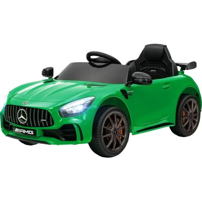 Auto elettrico Mercedes-Benz AMG GTR AIYAPLAY - Verde - 3-5 km/h Auto elettrico Mercedes-Benz AMG GTR AIYAPLAY - Verde - 3-5 km/h