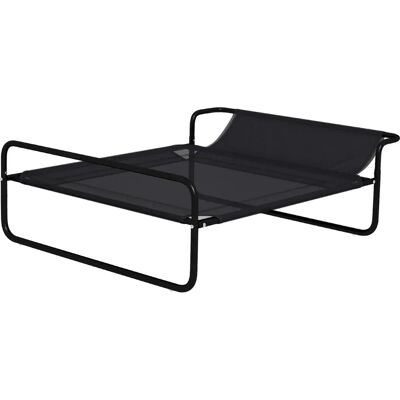 PawHut Hundeliege Outdoor - Musta - 91x69x29 cm - koiranpeti PawHut Hundeliege Outdoor - Musta - 91x69x29 cm - koiranpeti