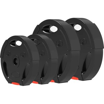 SPORTNOW - 4er-Set Hantelgewichte - 2x5 kg - Weight plates set SPORTNOW - 4er-Set Hantelgewichte - 2x5 kg - Weight plates set