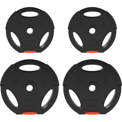 SPORTNOW - 4er-Set Hantelgewichte - 2x5kg - 2x10kg - Disques poids - Publicité SPORTNOW - 4er-Set Hantelgewichte - 2x5kg - 2x10kg - Disques poids - Publicité