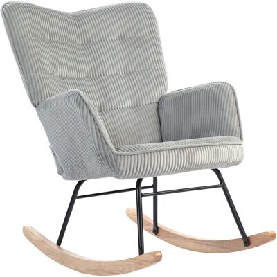 Poltrona HOMCOM con Gambe in Legno - Mobili Relax Poltrona HOMCOM con Gambe in Legno - Mobili Relax