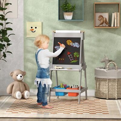 AIYAPLAY Kindertafel - 3-in-1 Multi-Activity Staffelei, Whiteboard, Zeichenpapier AIYAPLAY Kindertafel - 3-in-1 Multi-Activity Staffelei, Whiteboard, Zeichenpapier