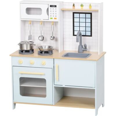 AIYAPLAY Sininen AIYAPLAY Lelukeittiö mikroaaltouineen, liesineen ja uunineen - Toy Kitchen AIYAPLAY Sininen AIYAPLAY Lelukeittiö mikroaaltouineen, liesineen ja uunineen - Toy Kitchen
