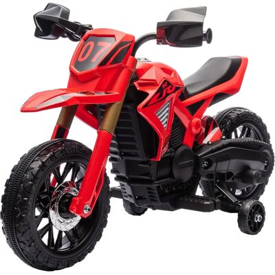AIYAPLAY Kinder Elektro-Motorrad - Rot - 6V, 3 km/h, für 3-8 Jahre AIYAPLAY Kinder Elektro-Motorrad - Rot - 6V, 3 km/h, für 3-8 Jahre
