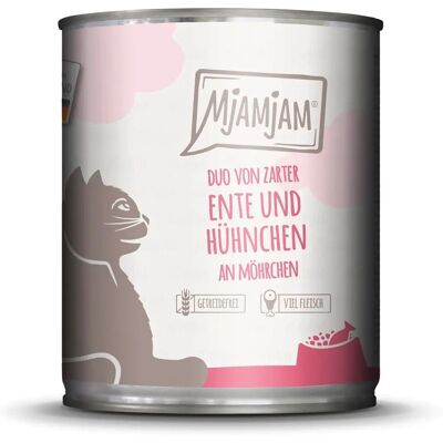 MjAMjAM Duo Canard & Poulet - Nourriture pour chats MjAMjAM Duo Canard & Poulet - Nourriture pour chats