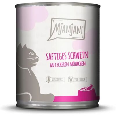 MjAMjAM Katt - saftigt svin med läckra morötter - Våtfôr MjAMjAM Katt - saftigt svin med läckra morötter - Våtfôr
