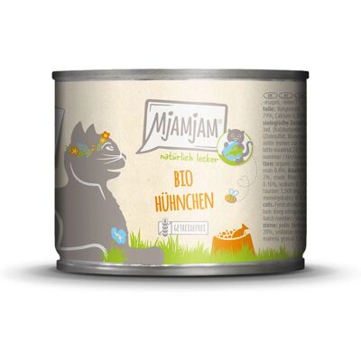 MjAMjAM Organic Chicken Cat Food - 6 x 200g MjAMjAM Organic Chicken Cat Food - 6 x 200g