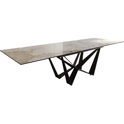 DELIFE Esstisch Edge - Keramik Marmoroptik 200-300x100 DELIFE Esstisch Edge - Keramik Marmoroptik 200-300x100