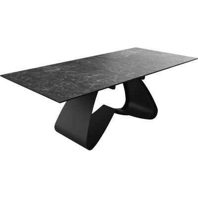 DELIFE Edge Esstisch - Keramik, 180-220cm, Grau - Esszimmertisch DELIFE Edge Esstisch - Keramik, 180-220cm, Grau - Esszimmertisch