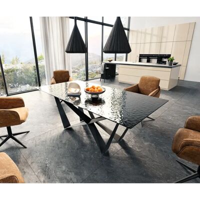 DELIFE Edge 200x100 Rauchschwarz Esstisch - Tisch DELIFE Edge 200x100 Rauchschwarz Esstisch - Tisch