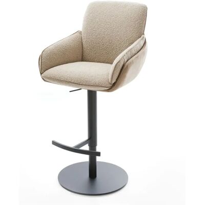 DELIFE - Luan-Flex - Schlamm - Metall - bar stool DELIFE - Luan-Flex - Schlamm - Metall - bar stool