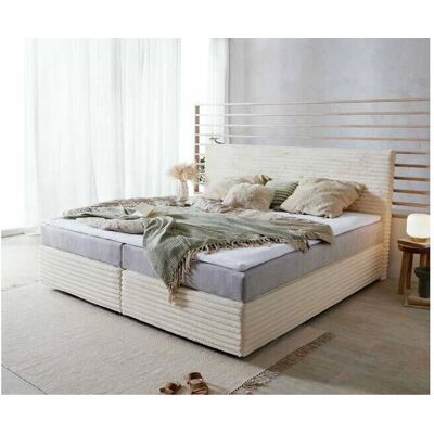 DELIFE Boxspringbett Dream-Well Beige 200x200 cm - Boxspringbett DELIFE Boxspringbett Dream-Well Beige 200x200 cm - Boxspringbett