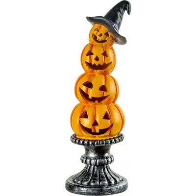 Horror-Shop - Kürbisturm Hexenhut - 28.5cm - Polyresin - Halloween-Dekor Horror-Shop - Kürbisturm Hexenhut - 28.5cm - Polyresin - Halloween-Dekor