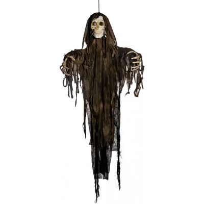 Horror-Shop Modriger Fetzenreaper - 100 cm - Licht, Ton, Bewegung - Horror prop Horror-Shop Modriger Fetzenreaper - 100 cm - Licht, Ton, Bewegung - Horror prop