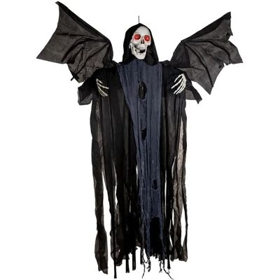 Horror-Shop - Flügelschlagender Skelett Reaper - Schwarz Horror-Shop - Flügelschlagender Skelett Reaper - Schwarz