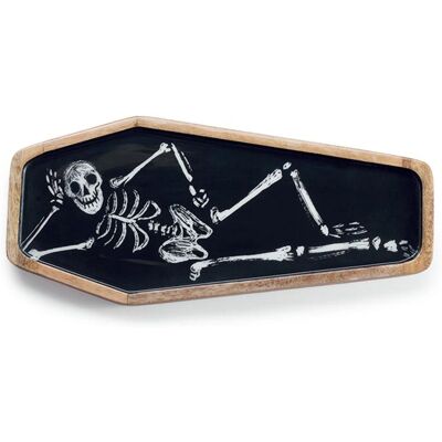 Horror-Shop - Funny Bones Tablett - Mangoholz - Servierplatte Horror-Shop - Funny Bones Tablett - Mangoholz - Servierplatte