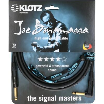 Câble guitare Klotz Joe Bonamassa - 6m - Câble instrument - Publicité Câble guitare Klotz Joe Bonamassa - 6m - Câble instrument - Publicité