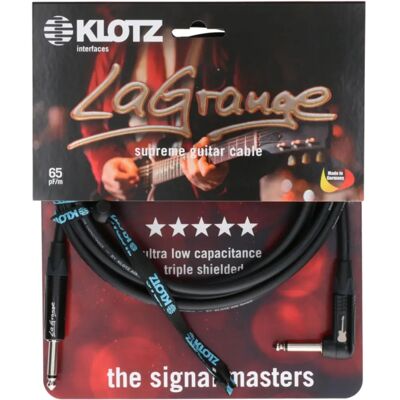 Cables de guitarra Klotz LaGrange Supreme - 6m Cable Instrumento Cables de guitarra Klotz LaGrange Supreme - 6m Cable Instrumento