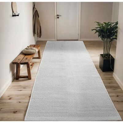 MYFLAIR Möbel & Accessoires Wooly Dream Teppich - Naturweiß, 80x250cm MYFLAIR Möbel & Accessoires Wooly Dream Teppich - Naturweiß, 80x250cm