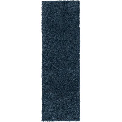 MYFLAIR MÖBEL & ACCESSOIRES My Shaggy - Teppich - 80x250cm - Dunkelblau MYFLAIR MÖBEL & ACCESSOIRES My Shaggy - Teppich - 80x250cm - Dunkelblau