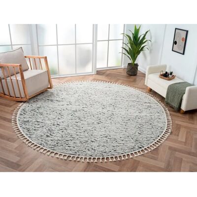 MYFLAIR Moroccan Rockface Teppich - 240cm Dunkel Meliert Hochflor Modern MYFLAIR Moroccan Rockface Teppich - 240cm Dunkel Meliert Hochflor Modern