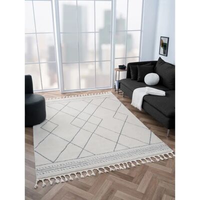 MYFLAIR MÖBEL & ACCESSOIRES Marokkanischer Design Grauer Teppich - Teppich MYFLAIR MÖBEL & ACCESSOIRES Marokkanischer Design Grauer Teppich - Teppich