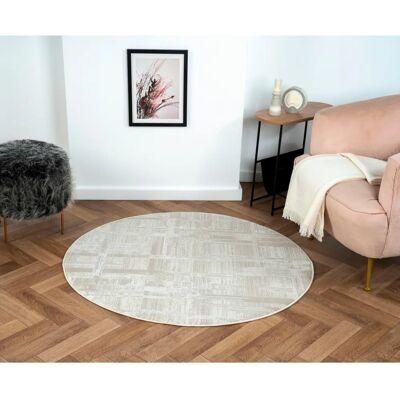 My Flair My Favorite Rundteppich - 120cm - Langlebiger Stil Retro My Flair My Favorite Rundteppich - 120cm - Langlebiger Stil Retro