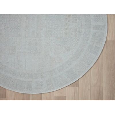 My Kashkuly - Rund 120cm Polyester-Teppich - Beige My Kashkuly - Rund 120cm Polyester-Teppich - Beige