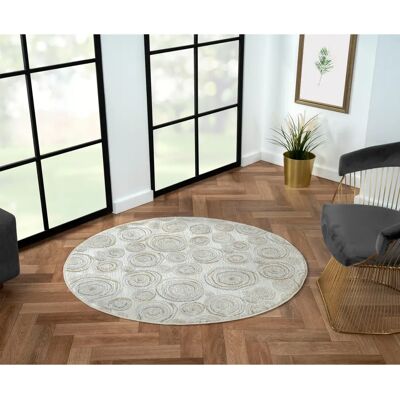 My Flair My Style - Runder Beigeteppich 120cm Skandi-Design My Flair My Style - Runder Beigeteppich 120cm Skandi-Design