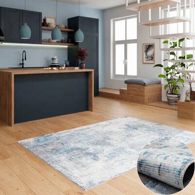 HOME AFFAIRE Mülenen Grauer Polyester-Teppich - Teppich HOME AFFAIRE Mülenen Grauer Polyester-Teppich - Teppich