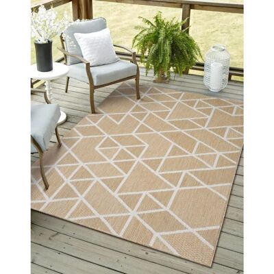 MYFLAIR MÖBEL & ACCESSOIRES Miller Beiger Wendeteppich - Outdoor geeignet MYFLAIR MÖBEL & ACCESSOIRES Miller Beiger Wendeteppich - Outdoor geeignet