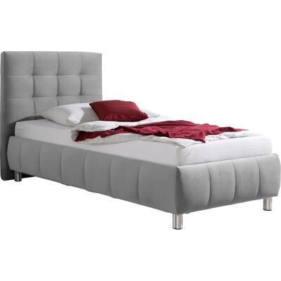 MAINTAL Lalley Polsterbett - Grau, 100x200cm, Stauraum, Bett MAINTAL Lalley Polsterbett - Grau, 100x200cm, Stauraum, Bett