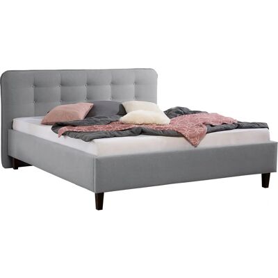 MAINTAL Livermore Polsterbett - 180x200 cm - Grau - Made in Germany MAINTAL Livermore Polsterbett - 180x200 cm - Grau - Made in Germany