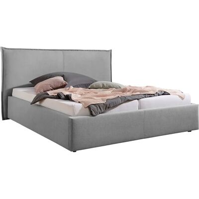Polsterbett MAINTAL - Grau - 180x200cm - Polstertes Bett Polsterbett MAINTAL - Grau - 180x200cm - Polstertes Bett