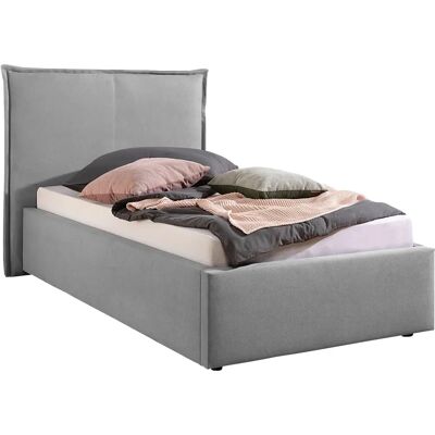 Polsterbett MAINTAL - 100x200cm Grau Polstert Bett Polsterbett MAINTAL - 100x200cm Grau Polstert Bett