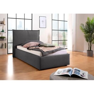 Polsterbett MAINTAL - 100x200 cm, anthrazit - Bett Polsterbett MAINTAL - 100x200 cm, anthrazit - Bett