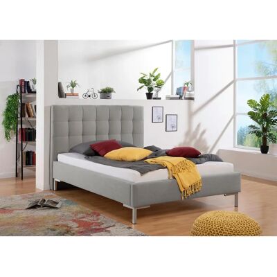 Deutsches MAINTAL Bett - 140x200cm Grau - Bett Deutsches MAINTAL Bett - 140x200cm Grau - Bett