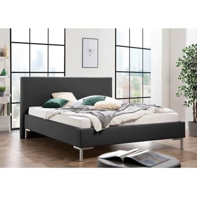 Polsterbett MAINTAL - 160x200cm - Grau - Bett Polsterbett MAINTAL - 160x200cm - Grau - Bett